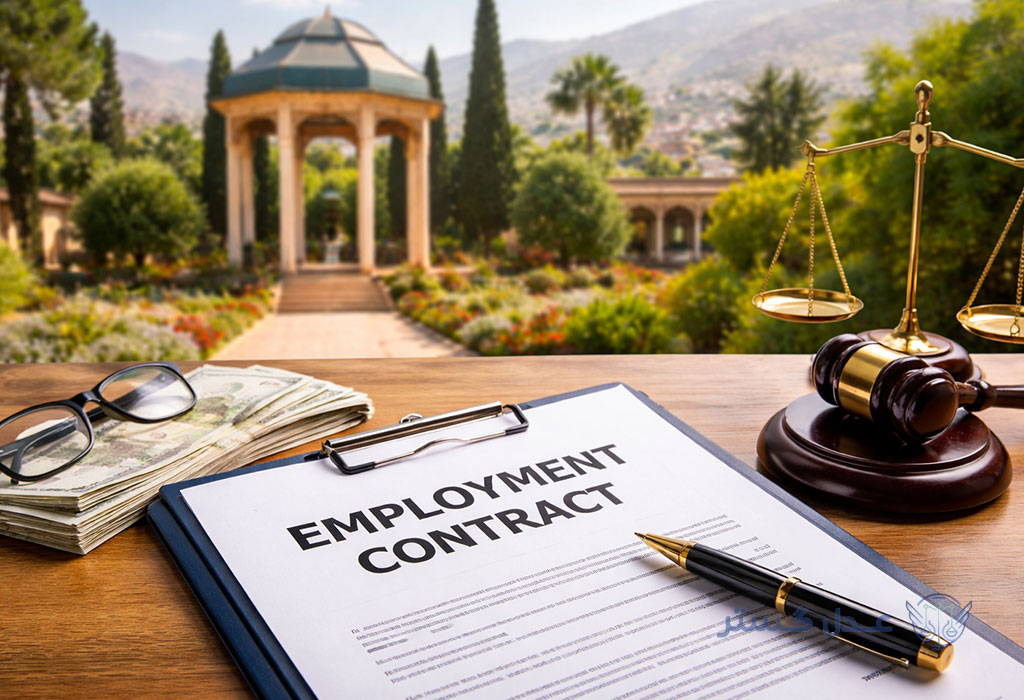 قرارداد کار در شیراز | نکات مهم تنظیم قرارداد 1 قرارداد کار در شیراز